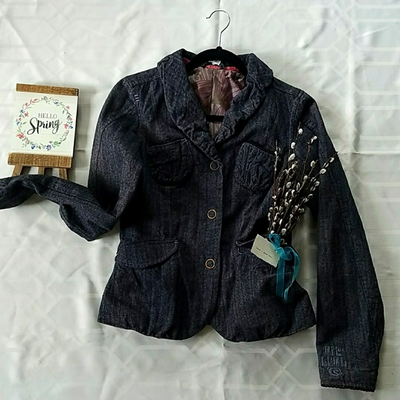 Y2K Snap Up Tweed Blazer - Picture 1 of 11